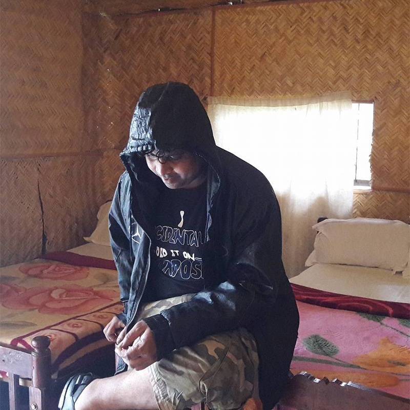 Vijay Prakash playing classical bamboo flute