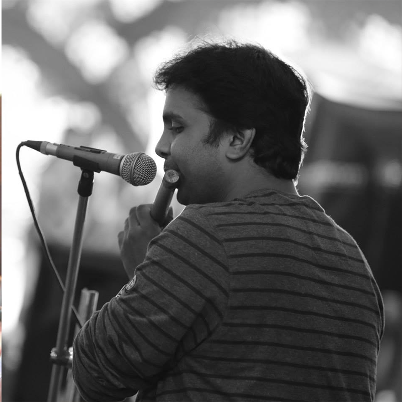 Moongil Mozhigal ensemble at a live concert